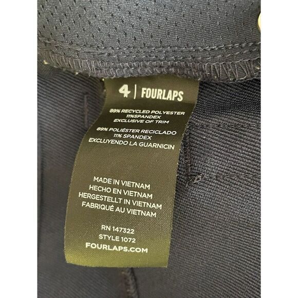 Fourlaps 31 x 32 Traverse Performance Chino Tech Pants Blue Slim Leg Four Laps - Picture 7 of 10